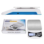 Digital Lab Scale 5000g x 0.1g LCD Display Analytical Balance Jewelry Scale Precision Electronic Scale Scientific Scale 0.1g Accuracy for Laboratory, Kitchen, and Food Measurement (5000g x 0.1g)