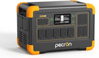 pecron Portable Power Station 1024Wh, 1800W LiFePO4 Battery Backup, 100W USB-C Output Solar Generator, Fast Charging for Home Use, Camping, RV, Emergencies