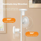 SIBRILLE 36W LED Tree Floor Lamp, Modern Dimmable Standing Lamp with Remote & Touch Control, 4 Color Temperatures, 3 Rotatable LED Light Floor Lamps for Living Room, Bedroom, Office