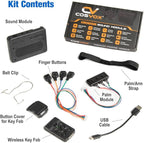 COSVOX Cosplay Sound Glove Wireless Bluetooth Sound Effects Module. Bring Cosplay Props to Life and Interact with Voice Lines, Sound Effects & Music. Download MP3 Audio or use The Voice Changer. 16MB