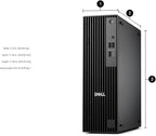 Dell Pro Slim QCS1250 Business Desktop, New OptiPlex Version, Intel Core i7-14700(20 Core, 28 Threads), 32GB DDR5 RAM, 2TB PCIe SSD, Ultra-Quiet Design, Dual 4K Monitor Support, USB-C, Windows 11