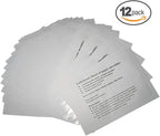VANRA Shredder Lubricant Sheets (Pack of 12)