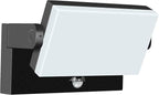 WISELUME 60W LED Outdoor Wall Light – 360° Adjustable Head, Motion Sensor, Color Temperature Adjustable (3000K/4000K/6500K) Waterproof Security Lighting for Garage, Porch & Yard