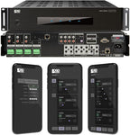 OSD Audio Nero Max8: 4-Zone, 4-Source Amplifier 80W Power, Multi-Room Audio Control, App Integration for iOS & Android, Expand up to 12 Zones, Control4 Driver Support