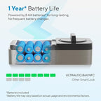 ULTRALOQ Bolt NFC, World's First Smart Lock with Apple Home Key and Android NFC Tap to Unlock, Built in Wi-Fi Deadbolt, Remote Control, Works with HomeKit, Alexa, Google, 1 Year Battery, BHMA Cert.