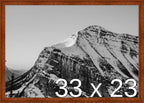 Frame It Easy 33 x 23 Russet Wood Frame (Derby)