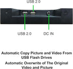 VSDISPLAY 24 Inch Ultra Digital Signage 1920x360 Resolution IPS Display,Auto-Copy Autoplay from USB, Screen Rotation & Split Screen for Supermarket,Retail Store,Restaurant,Mall