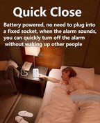 Upgraded Version Bed Sensor Alarm and Fall Prevention for Elderly/Dementia and More,Caregiver Pager Motion Sensor Alert with 5 Volume Level,Bed Alarm for Elderly Adults Wireless