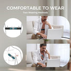 Livenpace 1-Lead Heart Health Monitor at Home, Portable 24 Hours Chest Lead Device with Free AI Analysis & PC Report, Rechargeable Recorder, HHM1