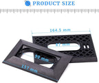 Doorbell Mounting Bracket Adapter Plate Compatible with Nutone M&S Intercom Ring and Similar Ring Doorbell Accessories Contains Hidden Screws Mount Video Door Bell Kits Black