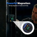 Digital Angle Finder Protractor Tool, 4×90° High Accuracy Measuring Tool with Large LED Display, Magnetic Measuring Tool, Woodworking Measuring Tool, Level Box for Hanging