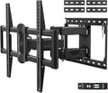 Mounting Dream UL Listed Full Motion TV Mount for Most 42-84 Inch TVs, Adjustable TV Wall Mount Swivel and Tilt, Loading 100 LBS, Max VESA 600x400mm, Fits 16", 18", 24" Studs MD2617-24K