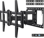 Mounting Dream UL Listed Full Motion TV Mount for Most 42-84 Inch TVs, Adjustable TV Wall Mount Swivel and Tilt, Loading 100 LBS, Max VESA 600x400mm, Fits 16", 18", 24" Studs MD2617-24K