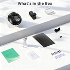 YOTON 4G LTE Solar Outdoor Security Camera Wireless, No WiFi Home Security Camera with 2K Color Night Vision, PIR Motion Detection, 2-Way Audio, IP65, Includes 32GB TF & Built-in SIM Card, US Only
