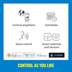 WiZ 65W BR30 Tunable White LED Smart Bulb - Pack of 1 - E26- Indoor - Connects to Your Existing Wi-Fi - Control with Voice or App + Activate with Motion - Matter Compatible