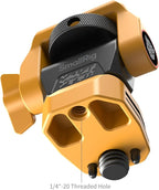 SMALLRIG Adjustable Camera Monitor Mount for ARRI-Style (Bumblebee Edition), 360° Swivel and 180° Tilt Holder Anti-Twist Support 5" and 7" - 5520