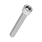 Kozelo 2pcs Socket Head Cap Screws - [M12-1.75 x 80mm] 304 Stainless Steel Allen Socket Drive for Electrical Motor 3D Printing Fan Engine Replacement Use, Silver