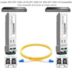 OPSTRAN 10GBASE-LR SFP+ Optical Transceiver Module Compatible with Juniper QFX-SFP-10GE-LR EX-SFP-10GE-LR SRX-SFP-10GE-LR 10G SFP+ LR 1310nm 10km DDM Duplex LC SMF