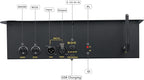 CaalLogt DMX512 Controller Stage DJ Light Console Lighting Mixer Board Console Wireless DMX Transmitter Receivers Set 192 Channels for Party DJ Disco Lights Show Night DJs KTV Bars Moving Heads
