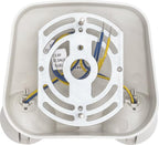 Lithonia Lighting ERE T M24 Double Head Emergency Light, White