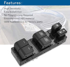 ZAPOSTS 2+14 Metal Pins.Master Power Window Switch Fit for a Small Portion of Nissan Altima Some car Models.OEM 25401ZN50C 25401ZN50B 25401ZN50A.2 AUTO Button