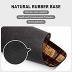 Wooden American Flag Fish Square Mouse pad, Texture, Waterproof, Anti Slip Rubber Base, Computer Mouse pad, Laptop Mouse pad