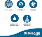 HydroCheck Automatic Water Shut Off System - Smart Leak Detection Device - Commercial Moisture Sensor Alarm - High Amp Load for Buildings & Office Space (Wiring Sold Separately)