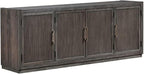 Liberty Furniture Modern Edge 77 Inch TV Console for Living Room - Caffe