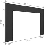 Trim Kit for 32.9" W x 24.9" H Electric Fireplace Inserts