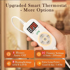 Nalax 30s Fast Heating Pad for Neck and Shoulders and Back, 6X Deeper Far Infrared Pain Relief, 8 Heat Settings Max 159℉, 4H Auto Off, Memory Function, Adjustable Strap, Valentine Gifts Women 24"x 20"