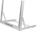 Sound Town 8U Aluminum 2-Post Desktop Open-Frame Rack, Angle Adjustable, for Audio/Video, Network Switches, Routers, Patch Panels (2PF-8A)