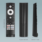 ERF3M90H IR Replaced Remote Control Fit for Hisense Google/Android TV 50A6H 55A6H 65A6H 75A6H 50U6H 55U6H 65U6H 65U8H 75U8H 43A6H 43A68H 55U7K (No Voice Function)