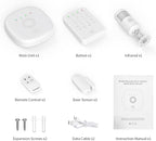 Home Security System 9-Piece Work with Alexa & Google No Monthly Fees,WiFi+4G Mobile App Control with Instant Alerts and Auto Alarm Dial,Door/Window Sensors+Motion Detectors+Remote,24/7 Monitoring