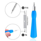 CYJJZQ Fast Wall Charger Charging Cable Cord Orange & Replacement Ring Doorbell Screwdriver Blue Screw Kit Fit for Fits All Ring Video Doorbell Models