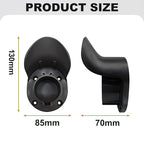 LEISHENG ENERGY EV Charger Holder Wall Mount, SAE J1772 Nozzle Holster Dock and Cable Hook Set, Electric Vehicle Charging Plug Holder Organizer with Screws