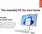 Lenovo IdeaCentre 24" FHD All-in-One Desktop Computer with Lifetime Office 365 for The Web • 32GB RAM • 2TB Storage • Intel Core • Wired Keyboard and Mouse • Windows 11
