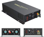 WZRELB 3500W 12VDC 120VAC Pure Sine Wave Power Inverter, 2 AC Outlets, Wired Remote Control, RV (RBP-350012WR)