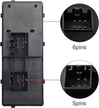 1L2Z14529BA Driver Side Power Master Power Window Switch Compatible with 2002-2004 Ford F250 F350 F450 F550 Super-Duty, 2002-2003 Explorer, 2002-2005 Excursion & Mercury Mountaineer