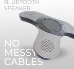 Skywin Bluetooth Conference Speaker with Microphone, 2 Pack Portable Wireless Speaker for Office Desk, Computer, and Laptop, Bluetooth Microphone for Conference Room, and PC, Smart Speakerphone