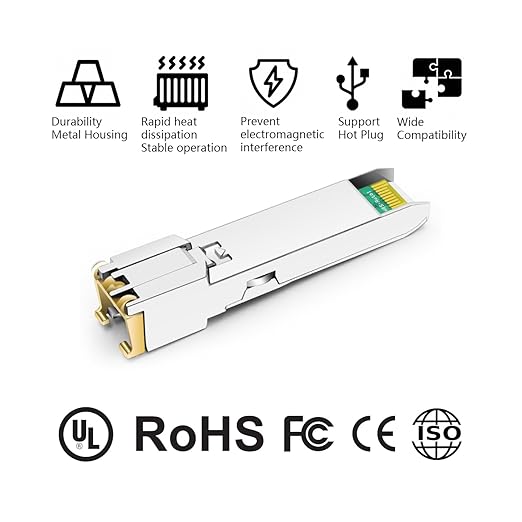OPSTRAN 10/100/1000BASE-T SFP SGMII Copper Transceiver Module Compatible with Extreme Networks 10065 RJ45 100m Cat5e/6