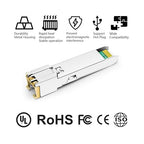OPSTRAN 10/100/1000BASE-T SFP SGMII Copper Transceiver Module Compatible with Brocade E1MGTX-A RJ45 100m Cat5e/6