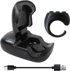 HEKUTU Social Media Scrolling Ring Remote - Hands-Free Controller for T-ikT-ok Yout-ube IG - Black