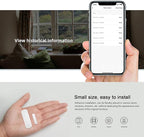 WiFi Door Sensor Window Detector: Smart Window Contact Sensor, Wireless Magnetic Door Open Detector with Free Notification Alerts, Compatible with Alexa Google Assistant (4-Pack)