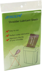 Ansoon Paper Shredder Lubricant Sheets, Paper Shredder Sharpening & Lubricating Sheets (12PCS)