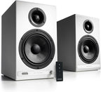 Audioengine HD6 Premium Powered Bookshelf Speakers | 150W Audiophile-Grade Bluetooth 5.0 Speakers with aptX HD | 24-Bit DAC | Real Wood Veneer