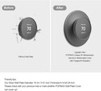 Metal Nest Wall Plate for Google Nest Thermostat 2020, Trim Kit, Charcoal