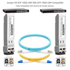 OPSTRAN 10GBASE-LRM SFP+ Optical Transceiver Module Compatible with Juniper EX-SFP-10GE-LRM SRX-SFP-10GE-LRM 10G SFP+ 1310nm 220m DDM Duplex LC MMF