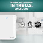 GermGuardian HEPA Air Purifier for Home, Large Rooms up to 1760 Sq. Ft. with HEPA Air Filter & UV-C Light, Zero Ozone Verified, AC5900WCA, White