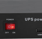 UPS Power Supply 12000mAh DC5V9V12V POE24V Output Uninterruptible Battery Backup for Household Appliances