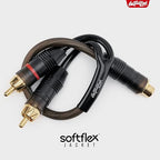 Install Link RCA Audio Cable for Subwoofer or Stereo Cable, Y Adapter 1-Female to 2-Male Splitter, 2pk